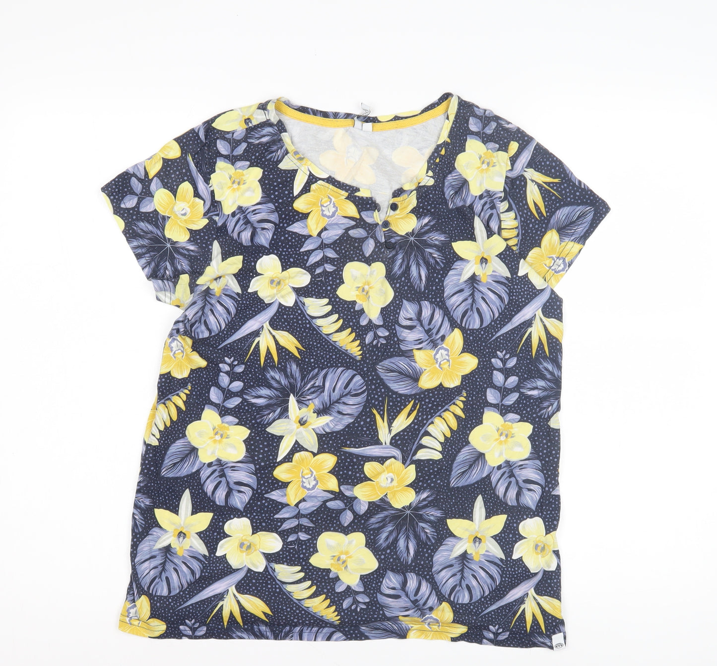 Animal Women's Multicoloured Floral T-Shirt, Size 10, Casual Summer Top