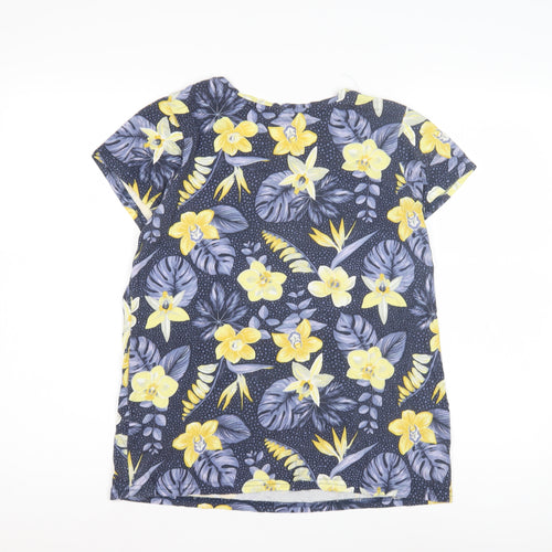 Animal Women's Multicoloured Floral T-Shirt, Size 10, Casual Summer Top