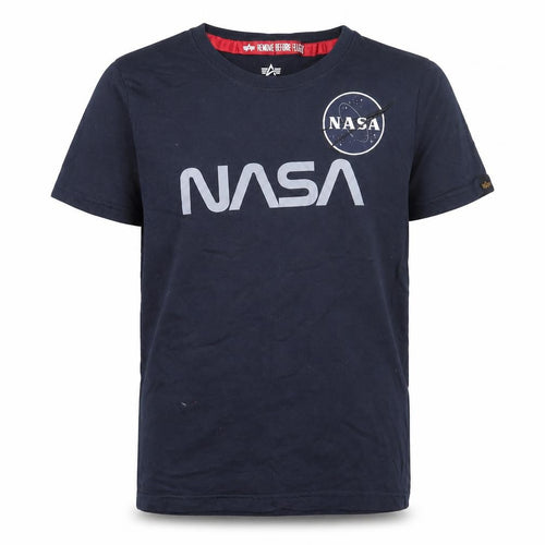 Alpha Industries NASA Boys Black 10 Years T-Shirt