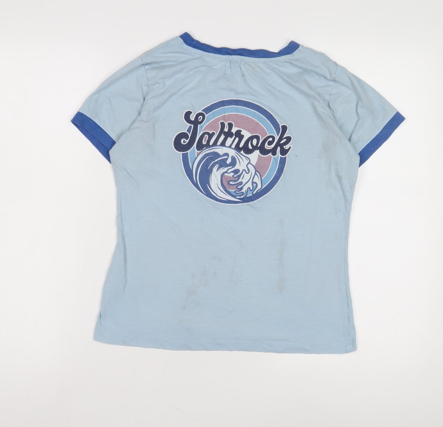 Saltrock Women's Blue Ringer T-Shirt Size 10