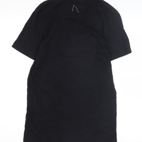 CHASIN' Men's Black Graphic Print T-Shirt Size S
