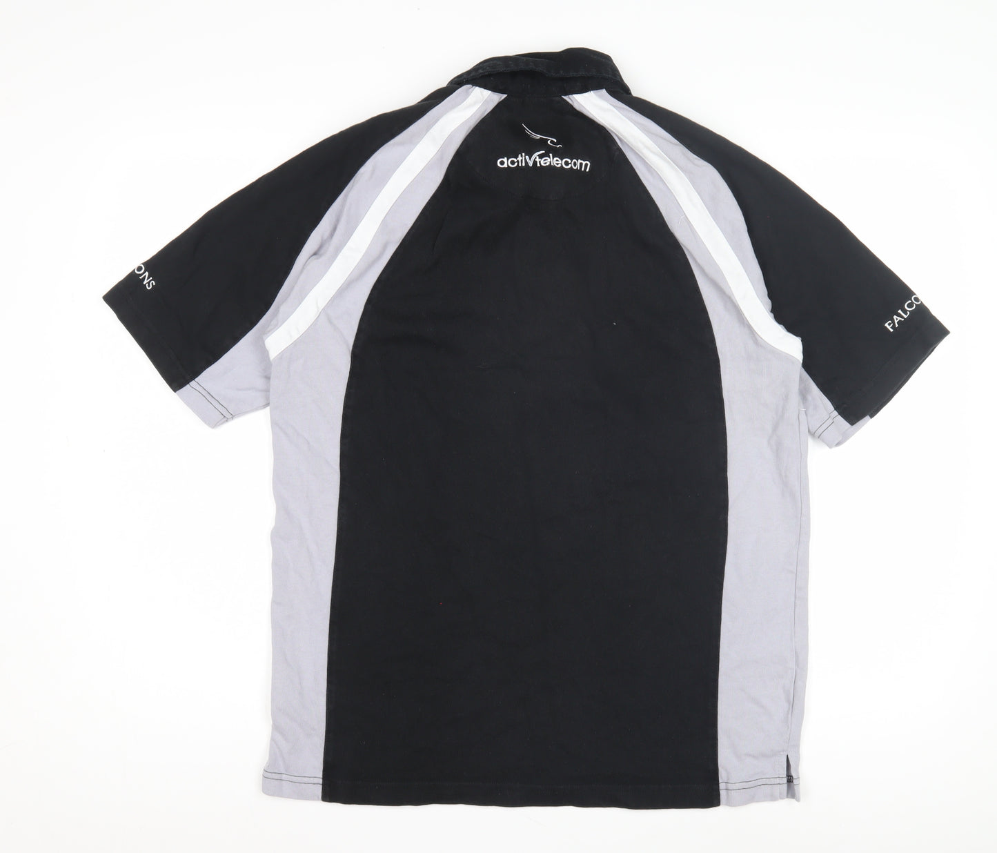 Cotton Traders Men’s Polo, Black, M, Short Sleeve