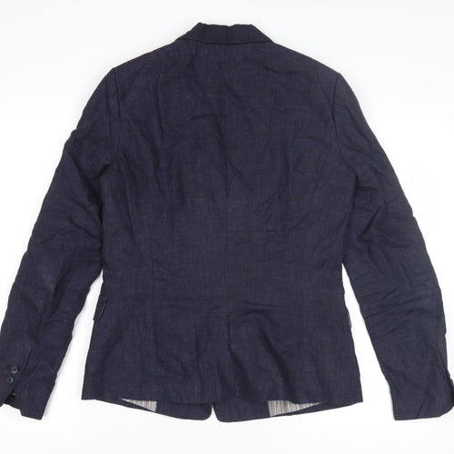 Zara Basic Women's Blue Blazer - Size M