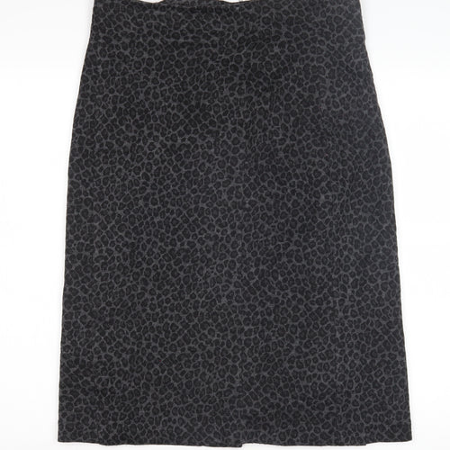 Laura Ashley Women's Black Midi Pencil Skirt, Size 14