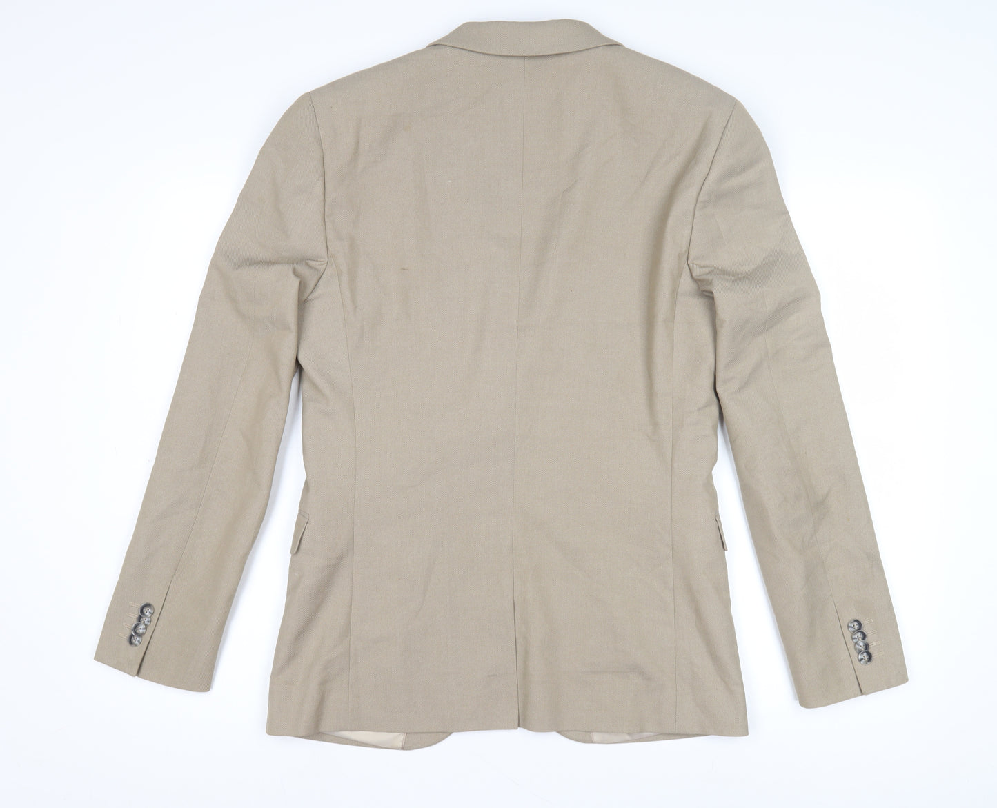 Topman Men's Beige Blazer, Size 38 Regular Fit