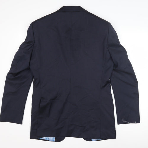 Marks & Spencer Men's Blue Stripe Suit Jacket 36R