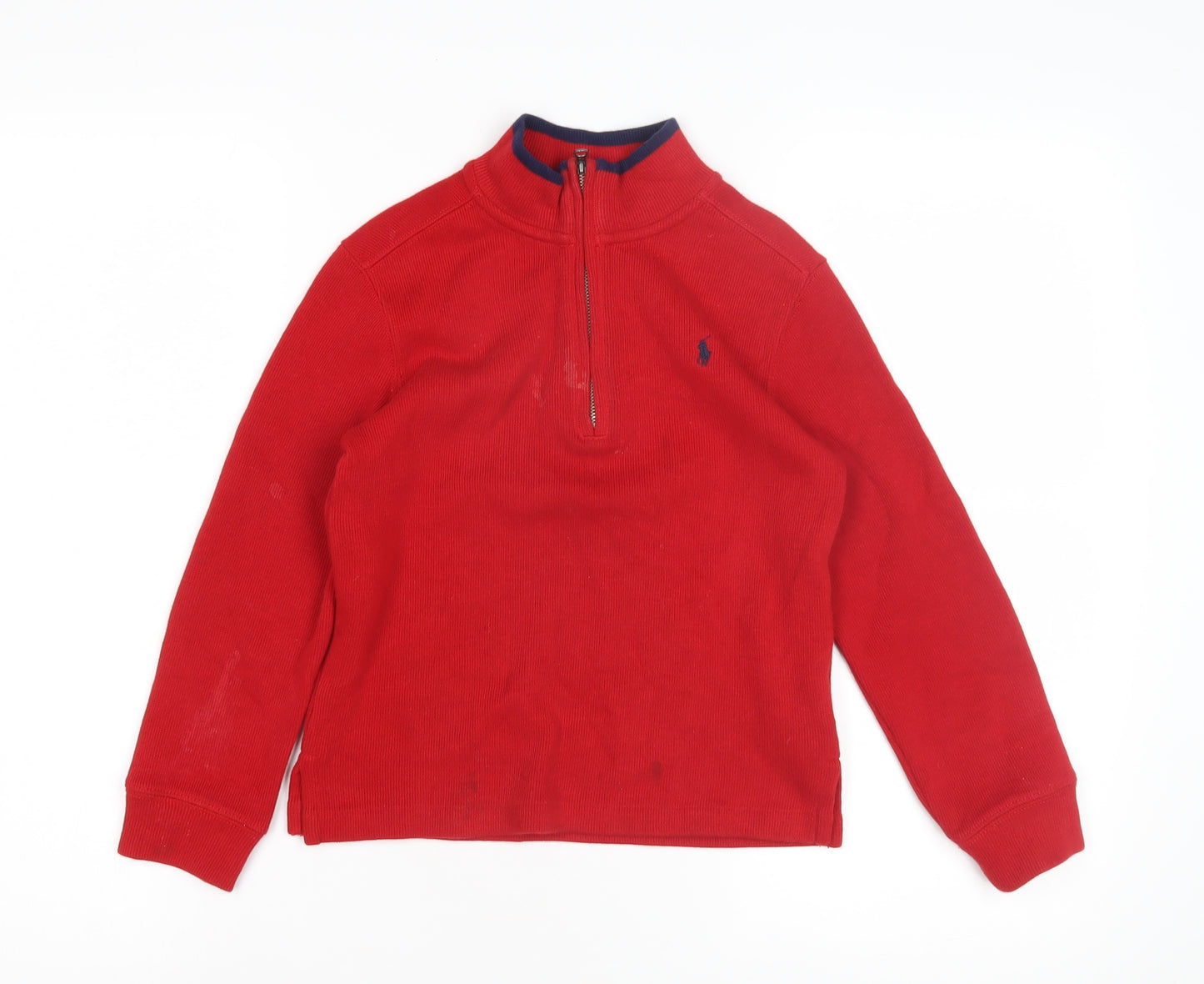 Polo Ralph Lauren Boys Red Pullover Jumper 10-11 Years