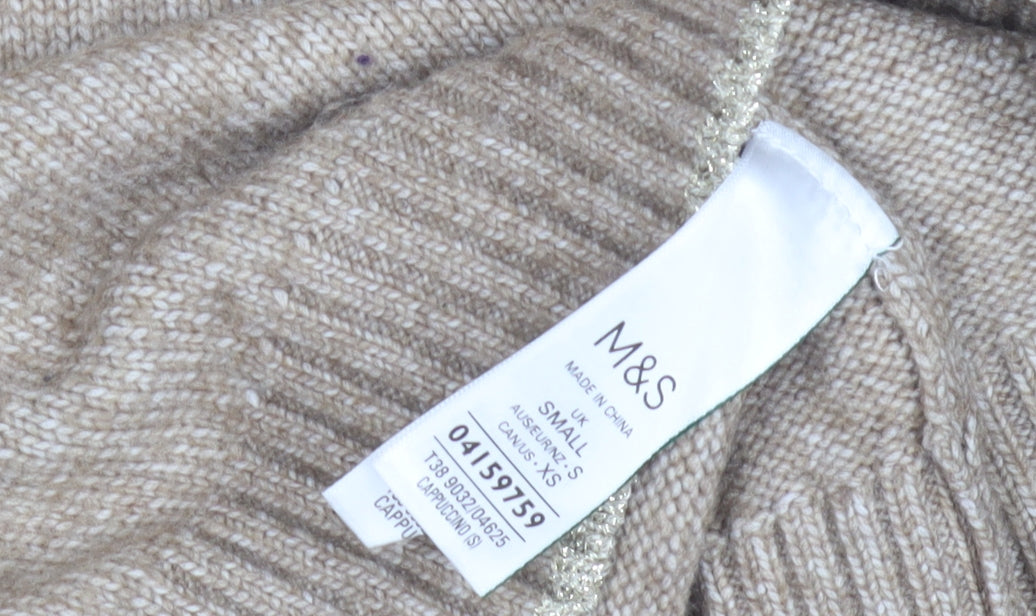 Marks and Spencer Beige Star Jumper S Women