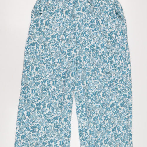 Seasalt Cornwall Women's Blue Floral Lounge Pants L