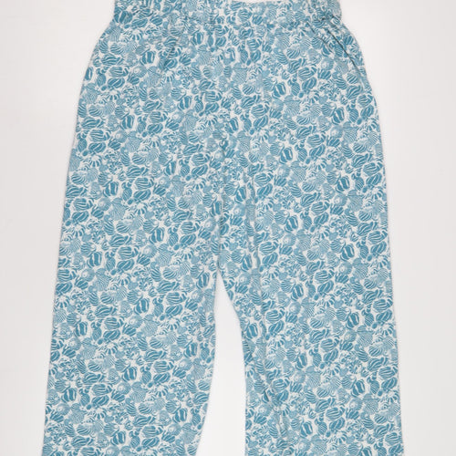 Seasalt Cornwall Women's Blue Floral Lounge Pants L