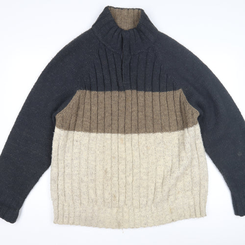 Marks and Spencer Men's Multicoloured Jumper, L