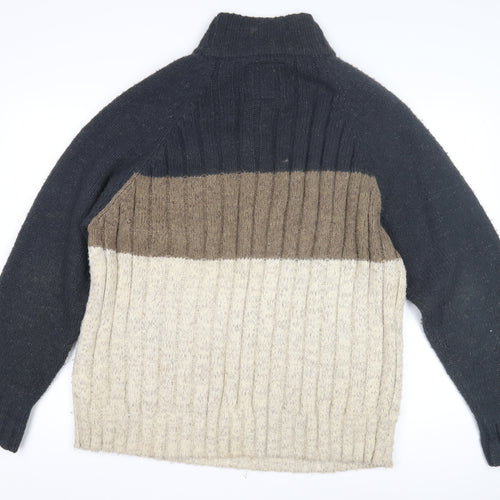 Marks and Spencer Men's Multicoloured Jumper, L