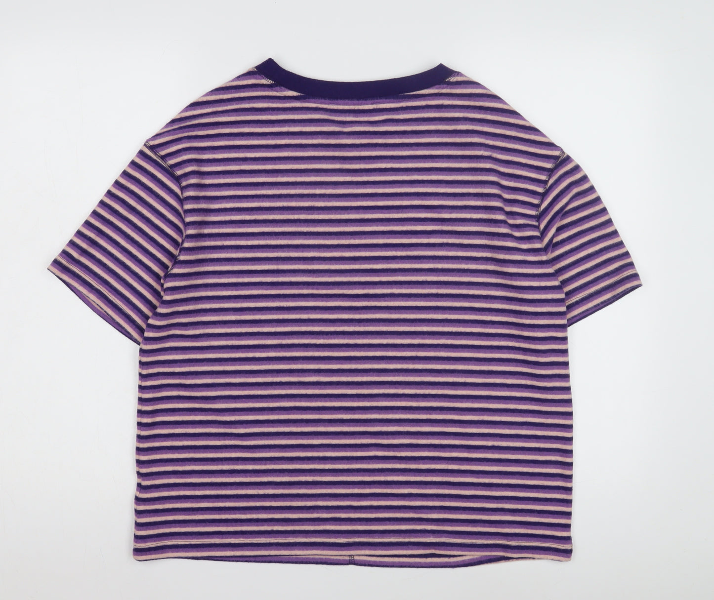 Marks and Spencer Women's Striped Multicoloured T-Shirt