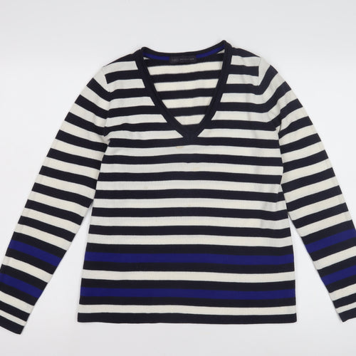 Marks and Spencer Women's Multicoloured Striped Jumper
