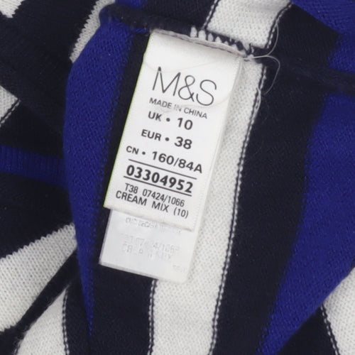 Marks and Spencer Women's Multicoloured Striped Jumper