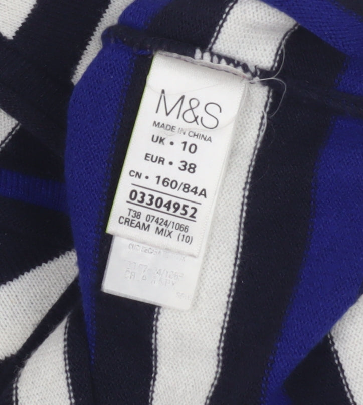 Marks and Spencer Women's Multicoloured Striped Jumper
