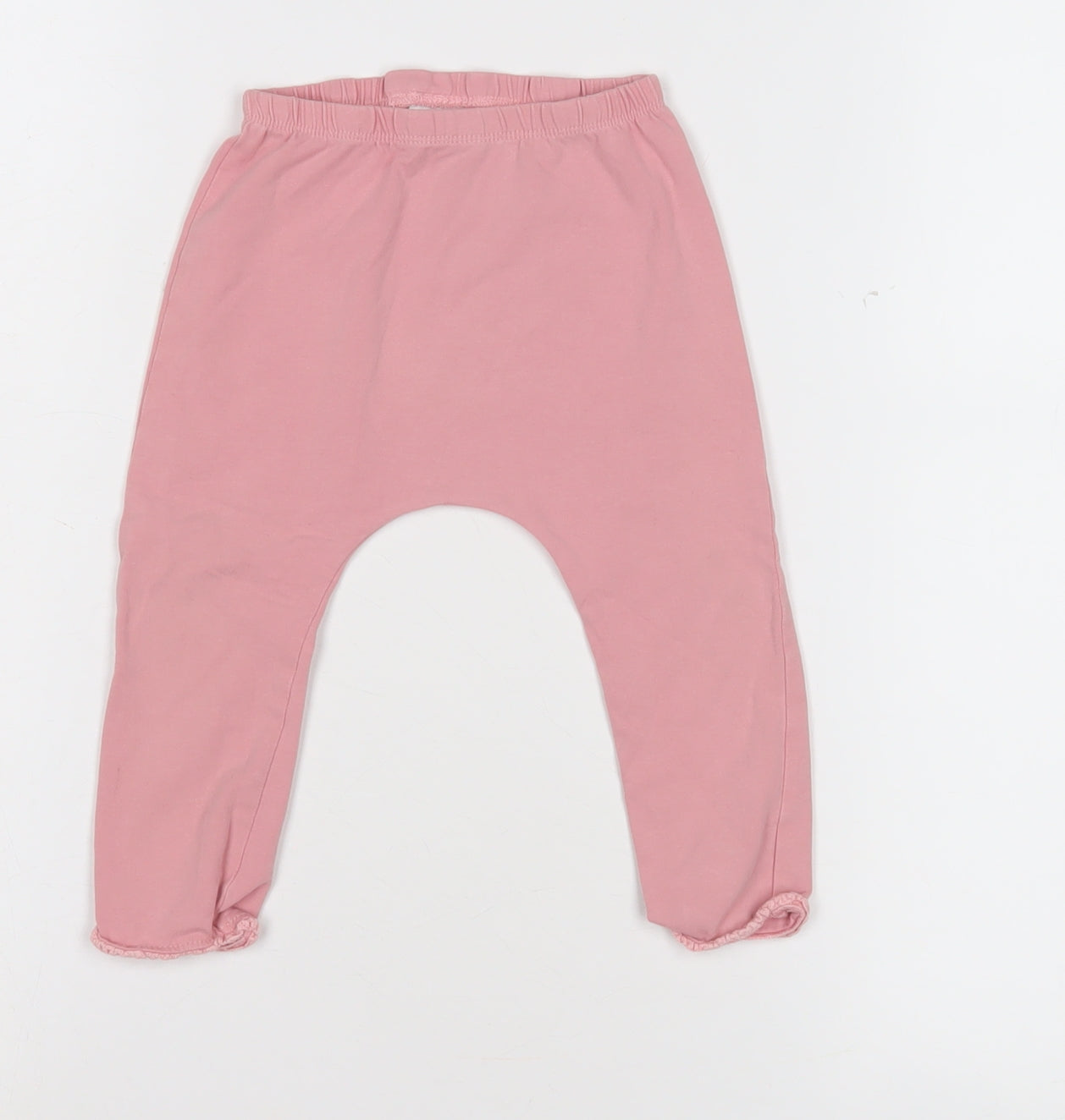 Next Pink Cotton Baby Leggings - 12-18 Months, Elastic Waist