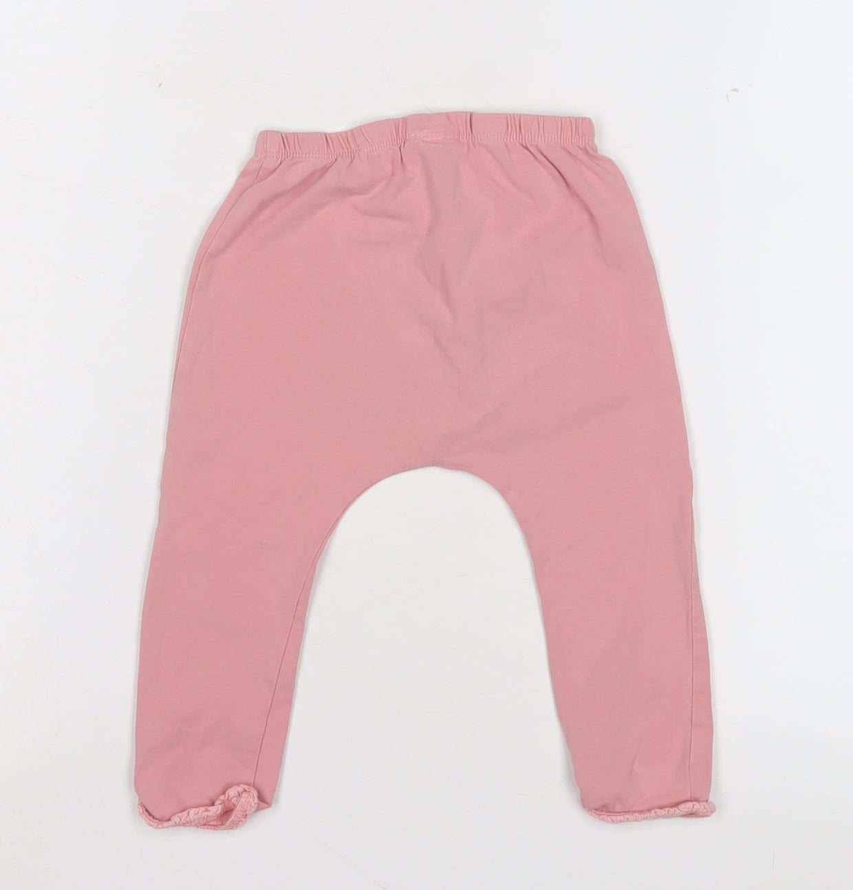 Next Pink Cotton Baby Leggings - 12-18 Months, Elastic Waist