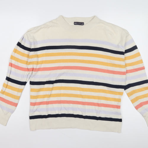 Marks and Spencer Women's Multicolour Striped Jumper