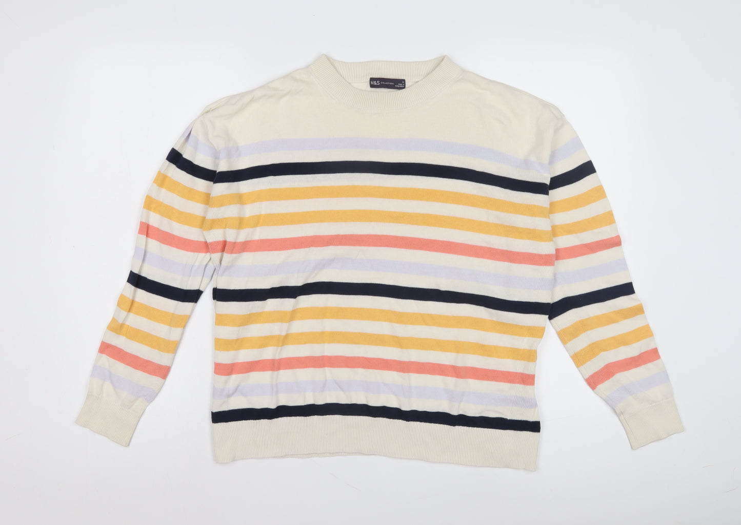 Marks and Spencer Women's Multicolour Striped Jumper