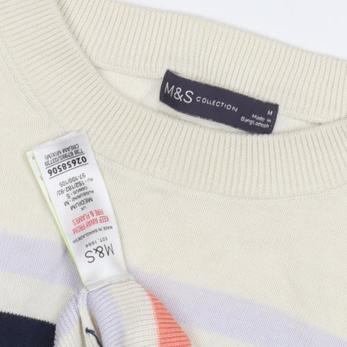 Marks and Spencer Women's Multicolour Striped Jumper