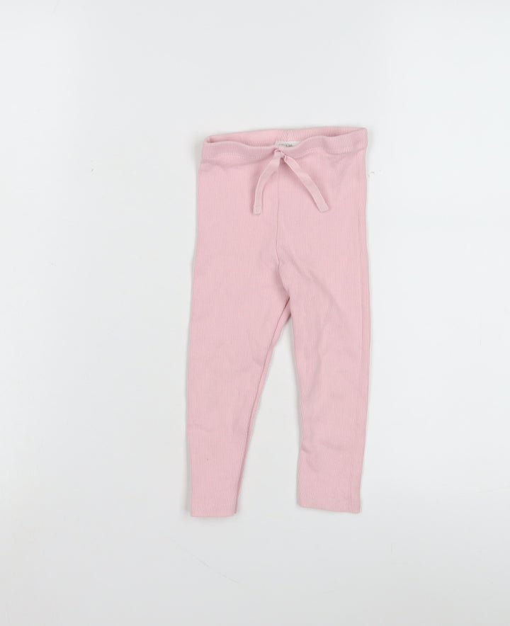 Zara Unisex Baby Pink Leggings - 18-24 Months