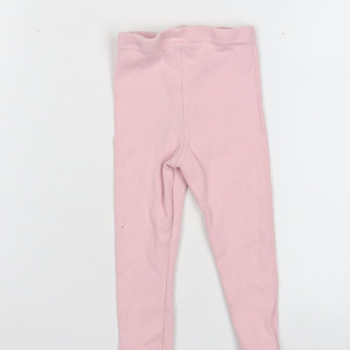 Zara Unisex Baby Pink Leggings - 18-24 Months
