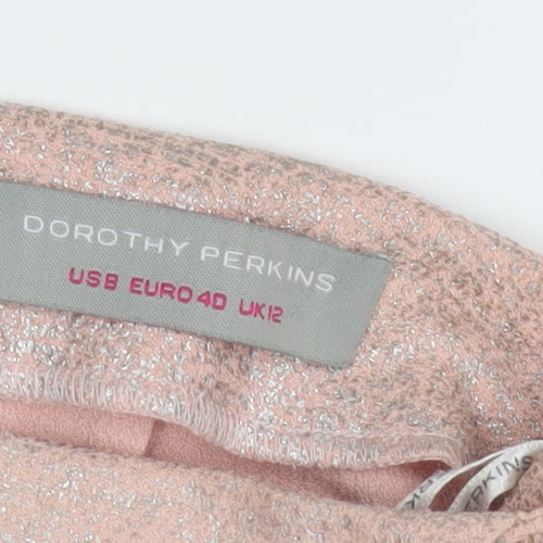 Dorothy Perkins Women's Pink Pencil Skirt, Size 12