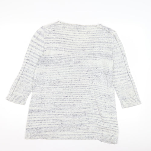 GAP Women's Multicoloured Striped Pullover Jumper M