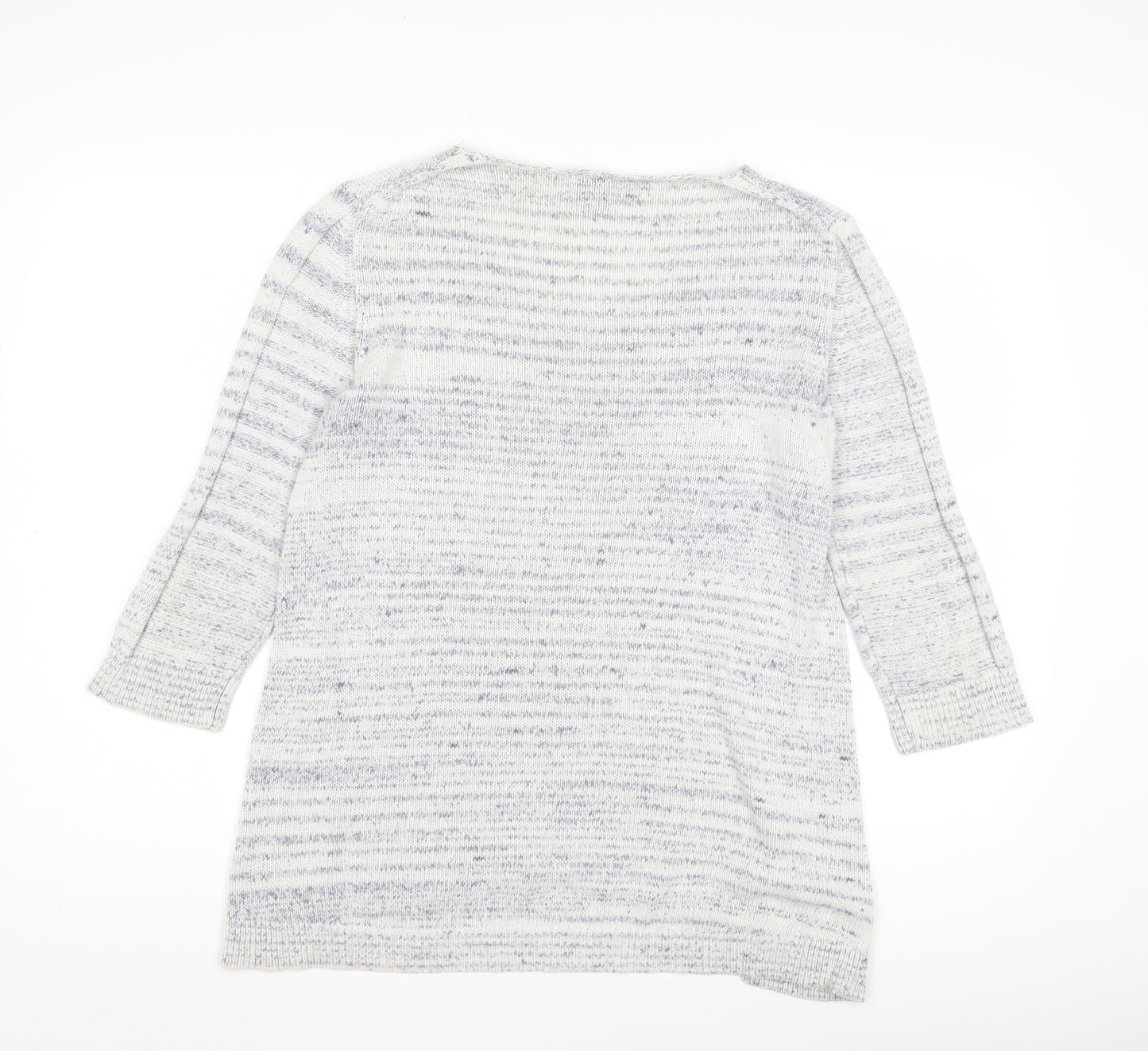 GAP Women's Multicoloured Striped Pullover Jumper M