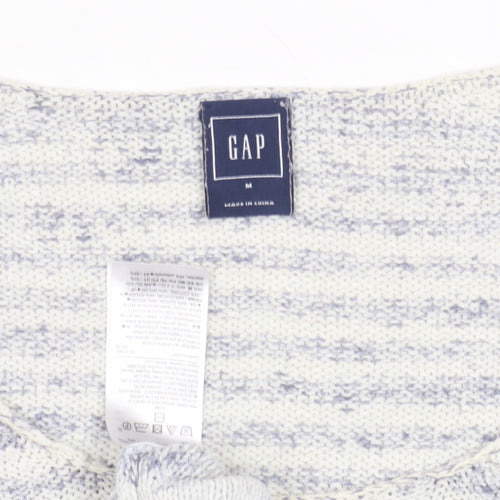 GAP Women's Multicoloured Striped Pullover Jumper M