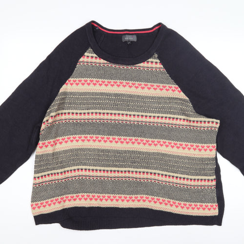 Per Una Women's Multicoloured Size 22 Fair Isle Jumper