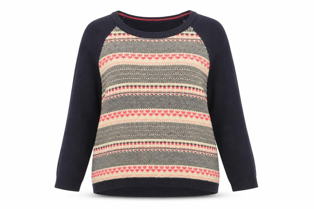 Front view of Per Una Women's Multicoloured, size 22, Fair Isle Jumper