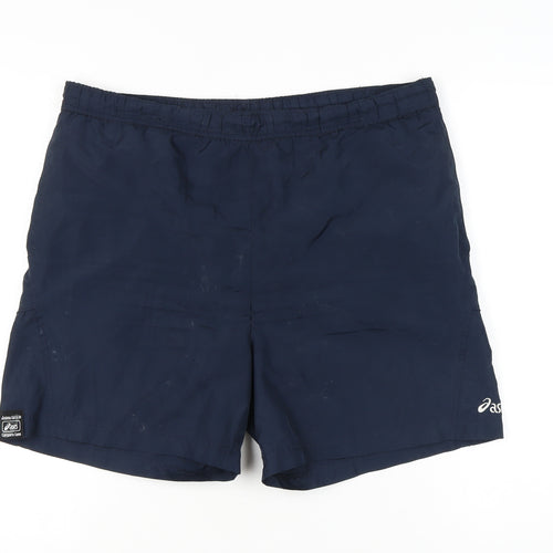 Asics Men's Blue Activewear Shorts L