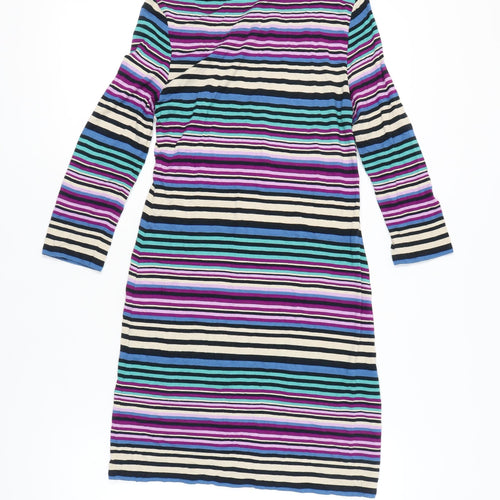 Phase Eight Women's Multicoloured Striped Dress Size 10