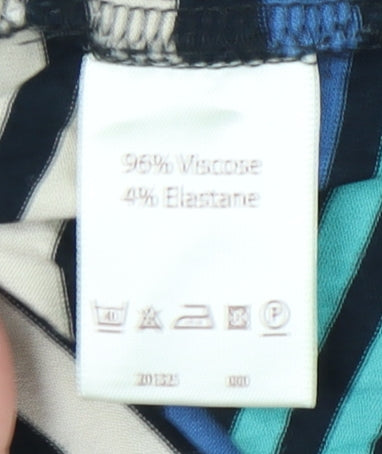 Phase Eight Women's Multicoloured Striped Dress Size 10