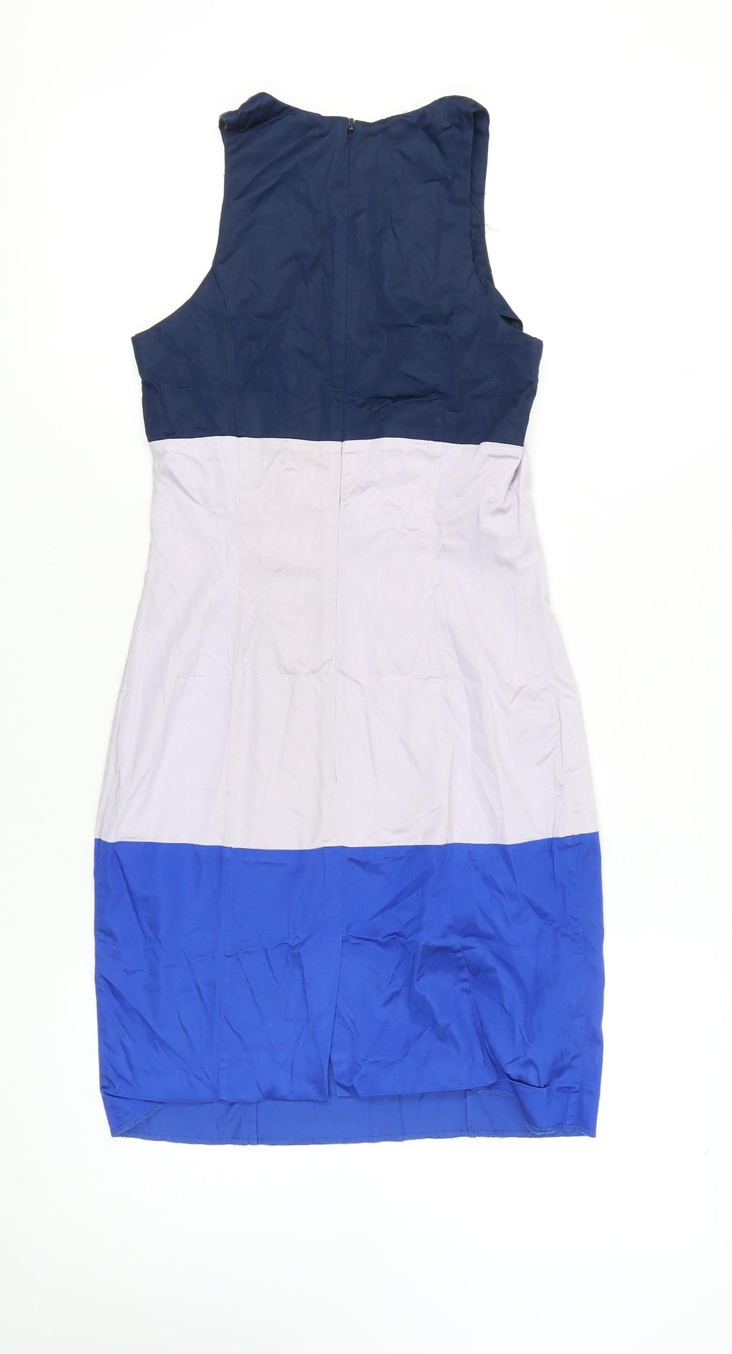 French Connection Women's Multicoloured Sheath Dress Size 8