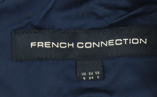 French Connection Women's Multicoloured Sheath Dress Size 8