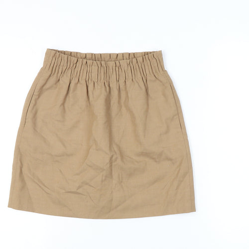 J.Crew Women's Beige Wool A-Line Skirt Size 4