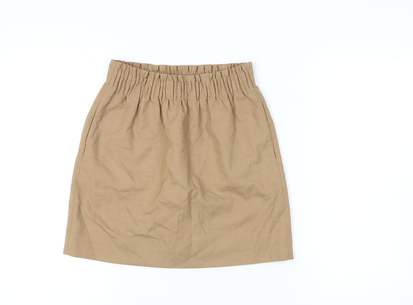J.Crew Women's Beige Wool A-Line Skirt Size 4