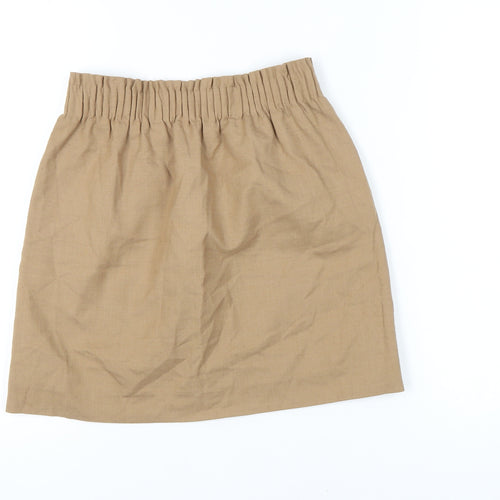 J.Crew Women's Beige Wool A-Line Skirt Size 4