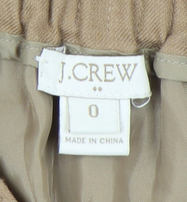 J.Crew Women's Beige Wool A-Line Skirt Size 4