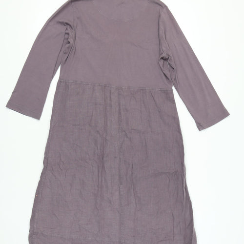Sandwich Women's Purple Long Sleeve Dress L