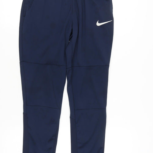Nike Blue Dri-Fit Gym Trousers - Unisex S
