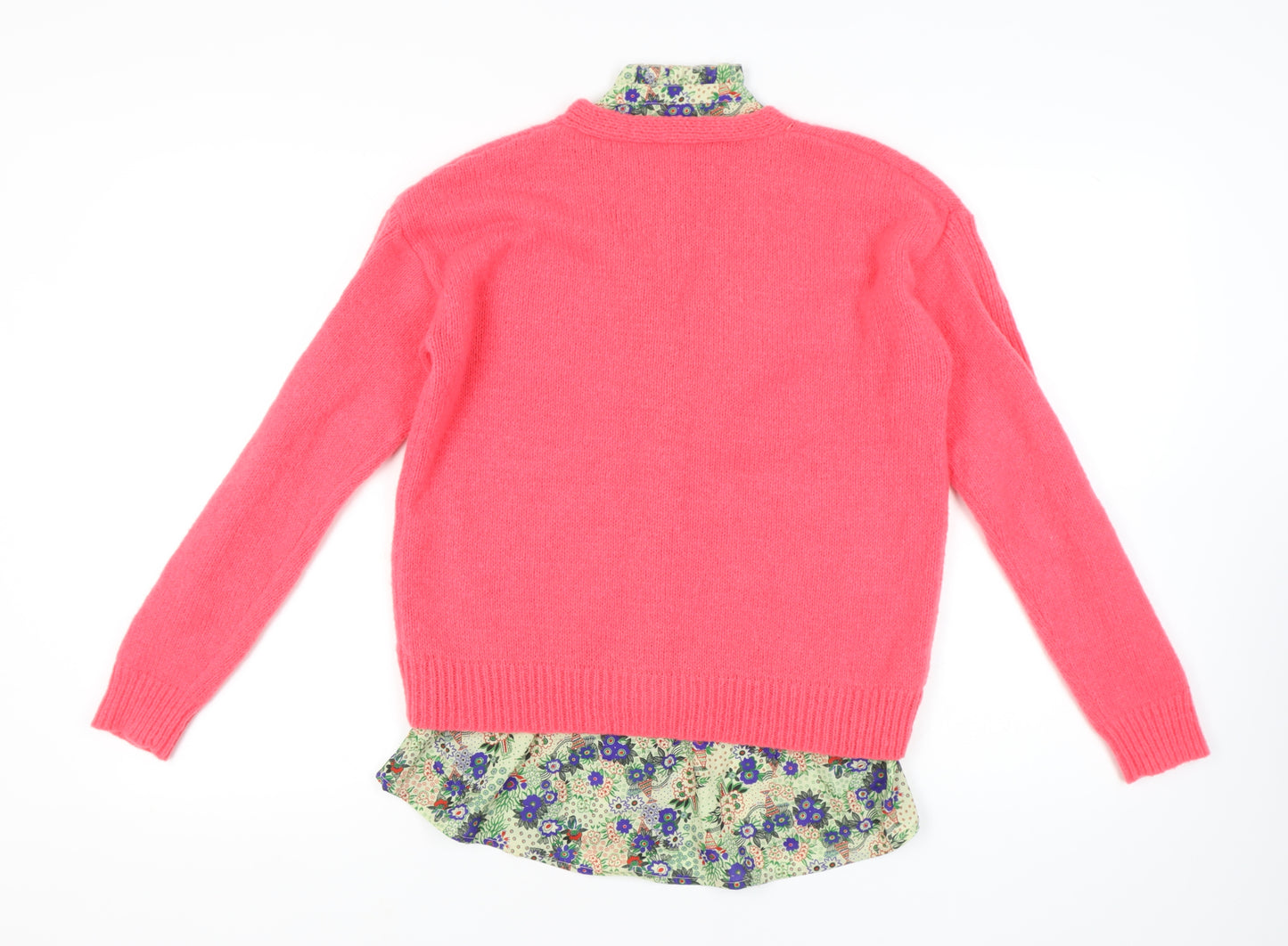 Next Women's Pink V-Neck Cardigan - Size M