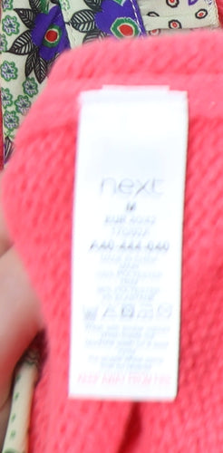 Next Women's Pink V-Neck Cardigan - Size M