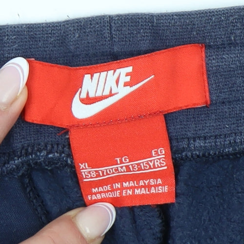 Nike Boys Blue Jogger Trousers XL