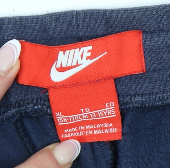Nike Boys Blue Jogger Trousers XL