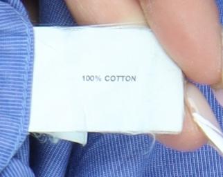 GAP Men's Blue Classic Fit Button-Up Shirt, S