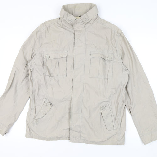 Mantaray Men's Beige Military Jacket L
